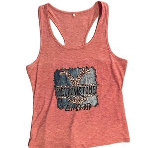 Yellowstone Women's Racerback Tank Top Sz. XL